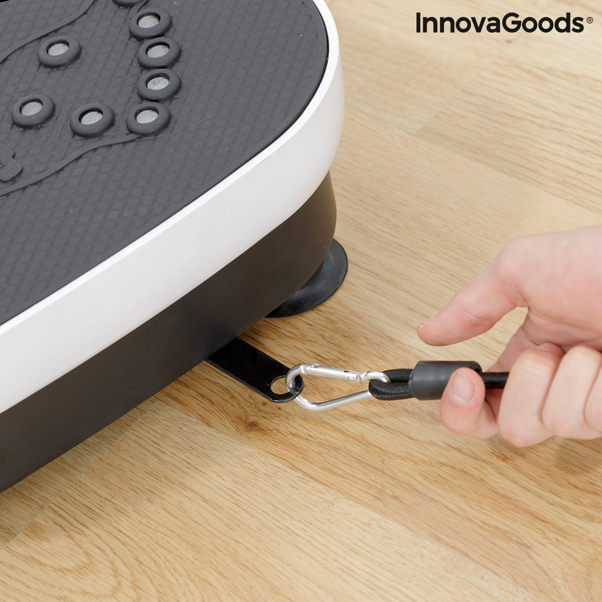 Vibration Training Plate with Accessories and Exercise Guide Vybeform