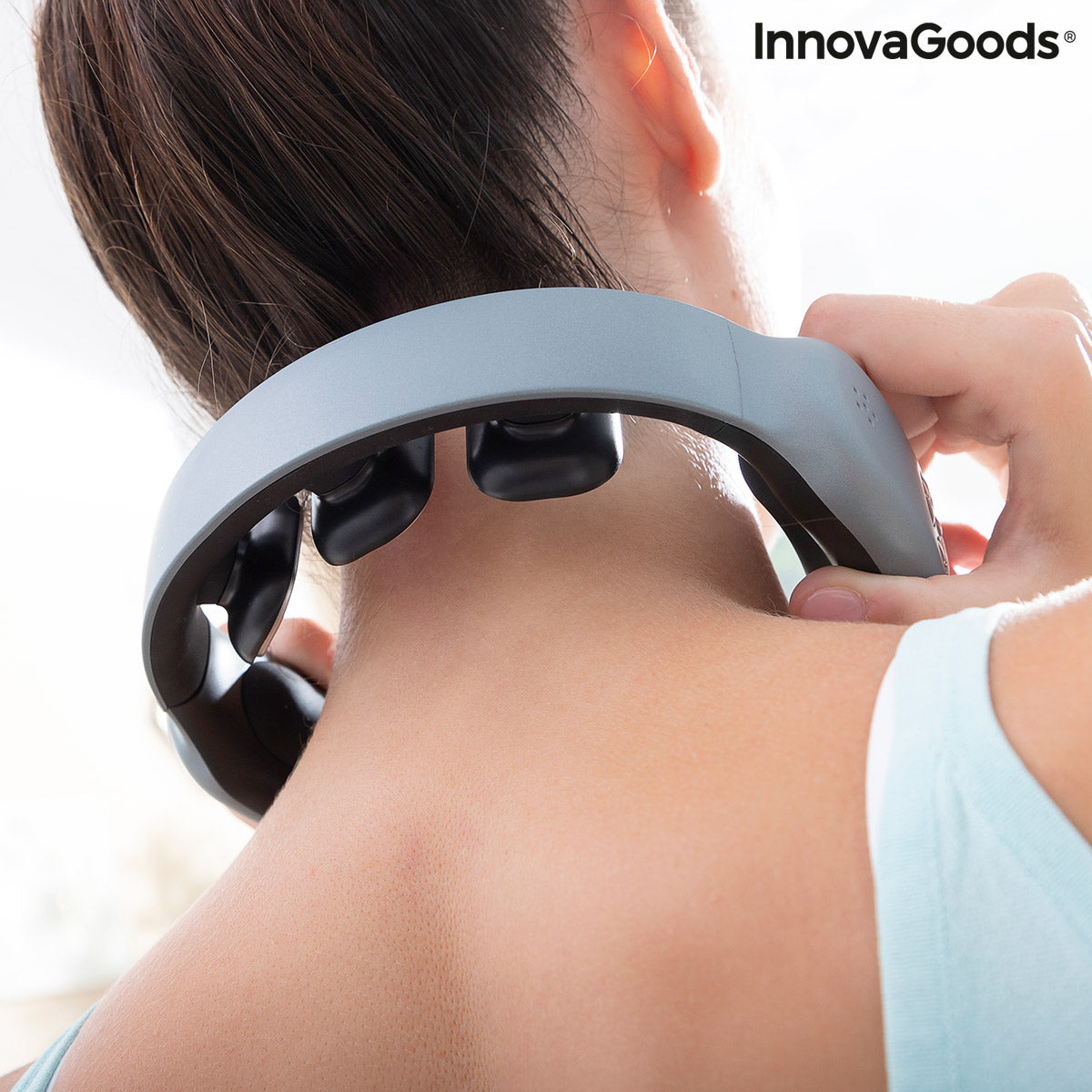 Rechargeable Neck Massager with Remote Control Nekival InnovaGoods