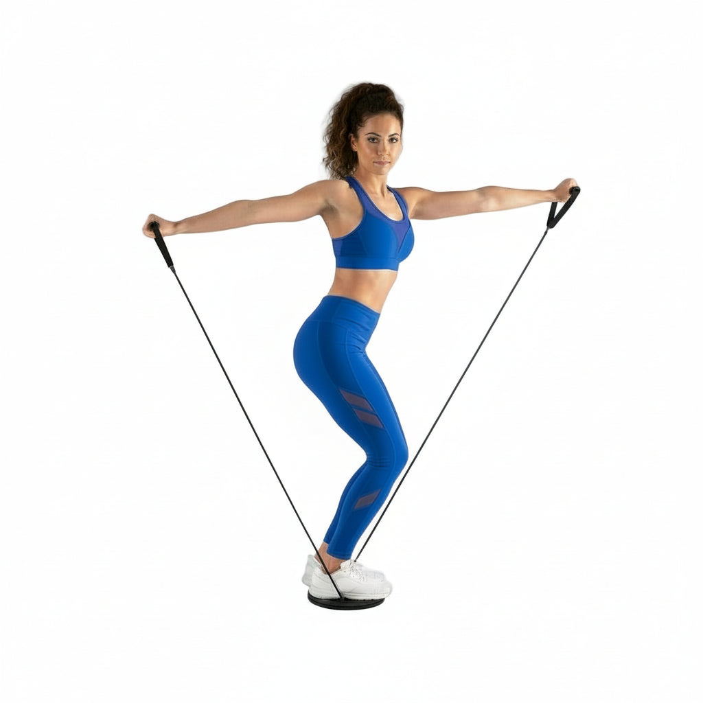 Flexora Cardio Twister Disc with Resistance Bands & Exercise Guide