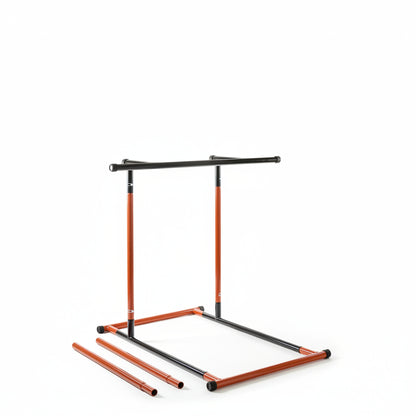 Partially assembled Flexora full body pull-up station with extra bars