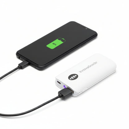Powerbank included with the Flexora rechargeable massage and heat belt